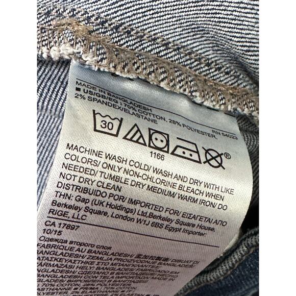 Banana Republic Factory Wide Leg Denim Jeans Flare Womens Size 27/4 - Picture 6 of 7